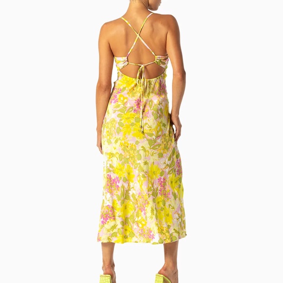 LE Salty SACHA MIDI DRESS size Medium - Picture 2 of 7